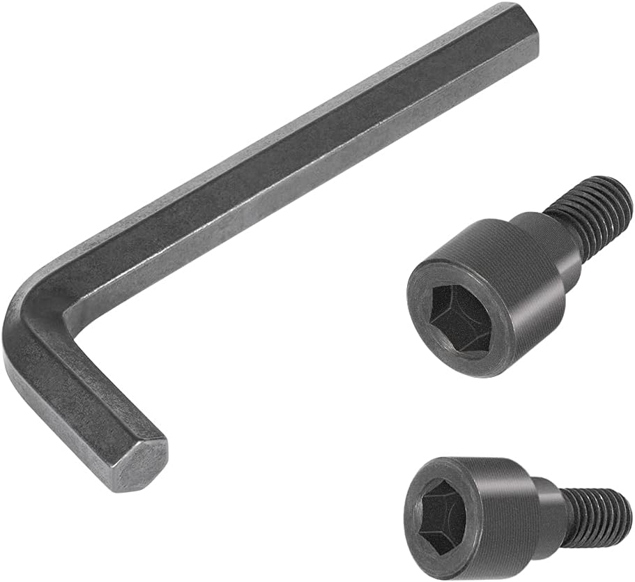 Bars Hex Bolts & 12mm Hex Allen L-Wrench Tool | Compatible with Olympic Bars, Curl Bars, Tricep Bars, Dumbbell Bars
