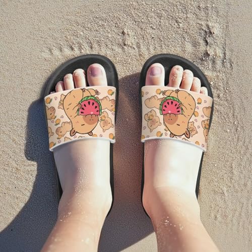 Image of Slides for Boys Girls Quick Drying Kids Slides Sandals Non-Slip