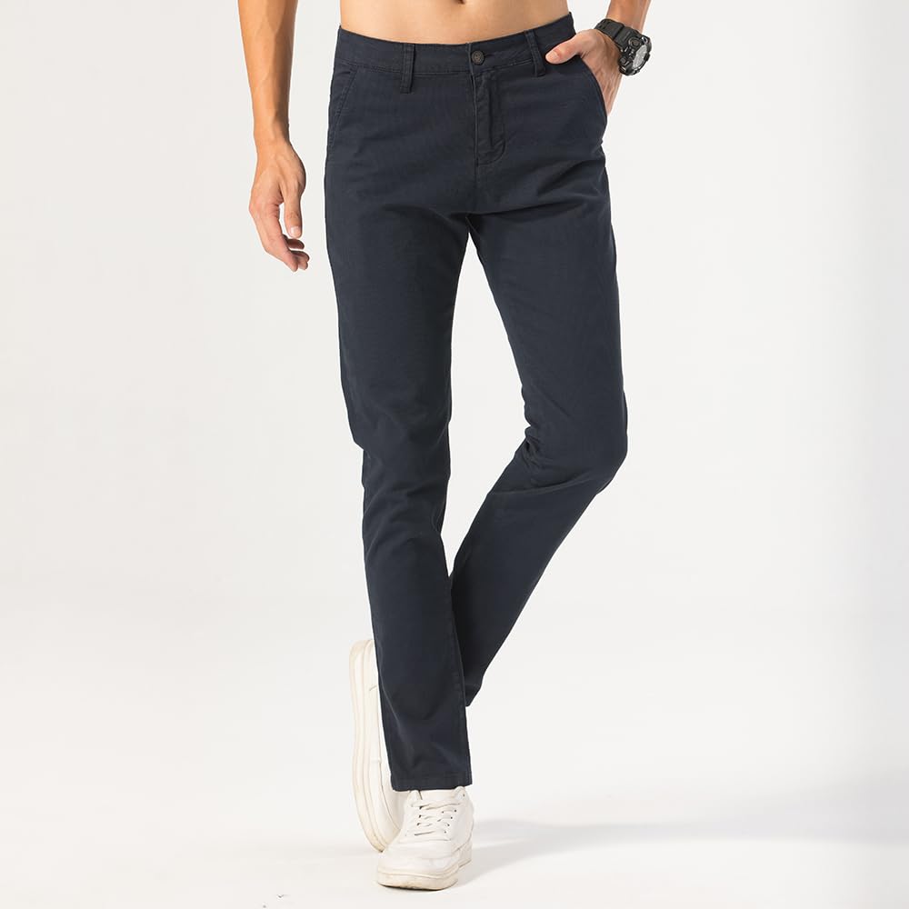 TONY BACKER Pantalone Uomo Chino da Ufficio in COTTONE 1630