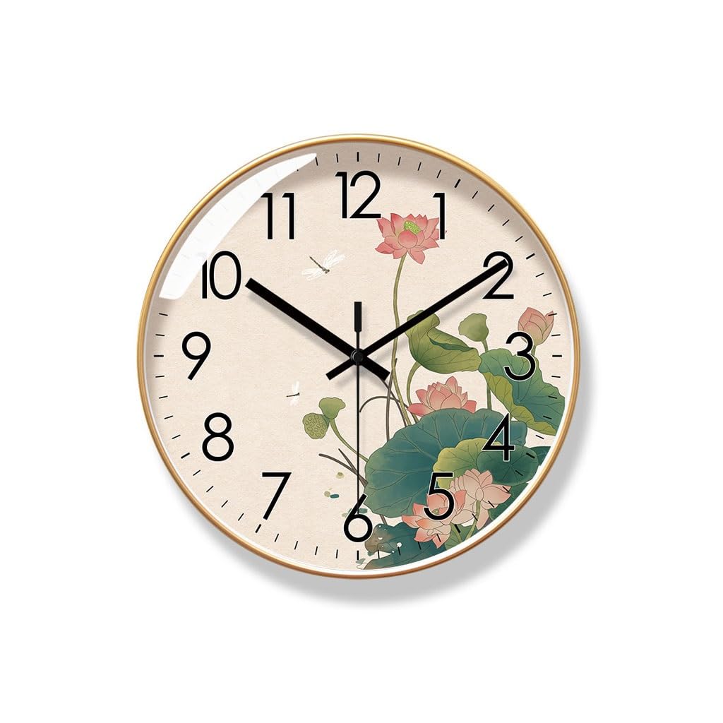 Orologio da parete Orologio da parete in stile cinese Orologio da soggiorno Orologio da parete Orologio creativo Hotel Homestay Orologio al quarzo silenzioso Reloj De Pared(A)