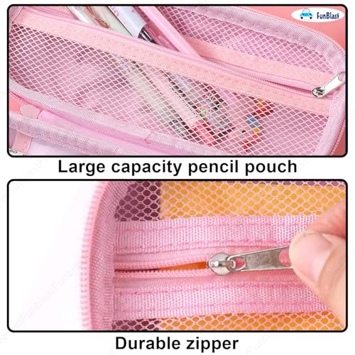 Image of FunBlast Pencil Pouch For Kids-Multi-Purpose Zipper Pencil Case,Pen & Pencil Pouch Bag,Stationary Organizer For Kids,3D Hardtop Multicolor Eva Canvas Pencil Case (Magical Unicorn)