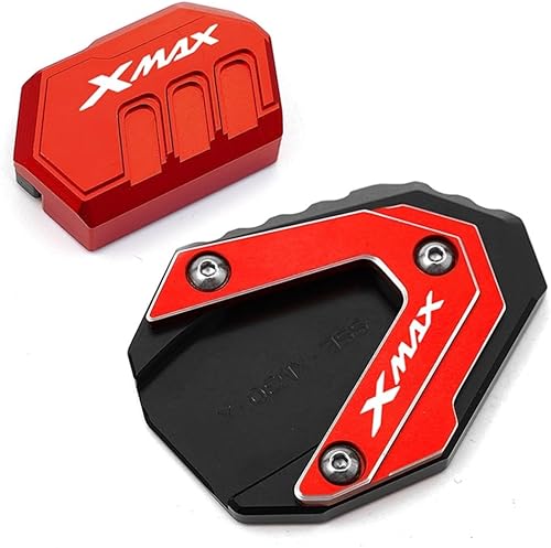 Almohadilla de soporte lateral de motocicleta para Y&AMAHA XMAX300 XMAX125 XMAX250 Xmax 300 125 250 2017-2021 2022 Almohadilla de soporte lateral de