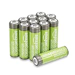 Amazon Basics – Amazon Basics 12er-Pack wiederaufladbare AA-NiMH-Batterien m