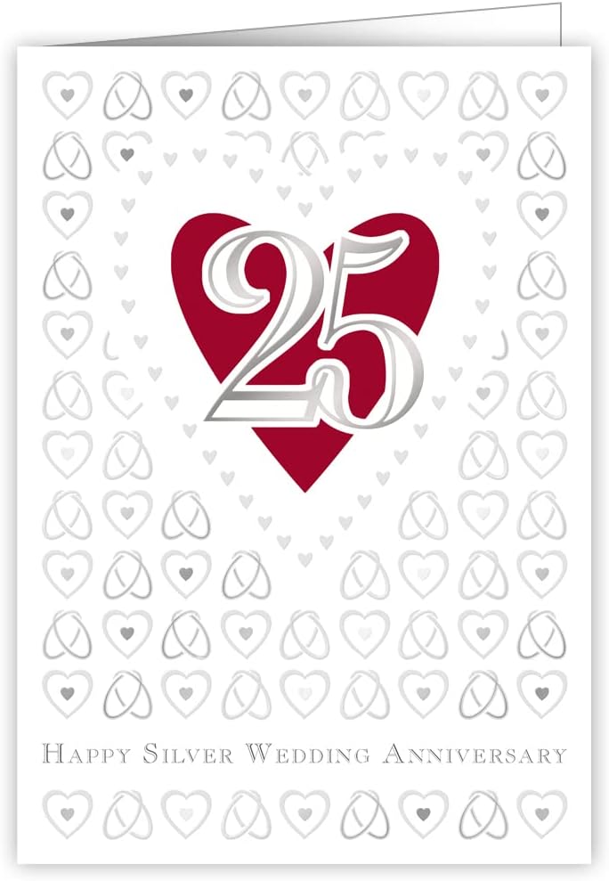 Quire CollectionsCard 25th Wedding Anniversary