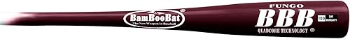 BAMBOOBAT by Pinnacle Sports Equipment INC. Adult Fungo InfieldOutfield Bamboo Baseball Bat - 100 Day Warranty