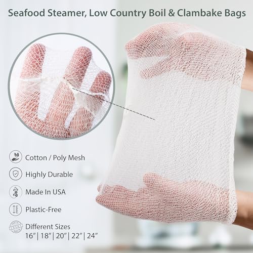 Eselect 16 Inch Cotton-Poly Mesh Bags