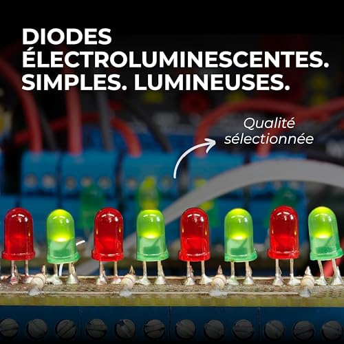 Lumetheus Lot de 25 douilles LED 3 mm en métal argenté - Support/socle pour diodes électroluminescentes Douille de lampe avec anneaux de montage – vue 6