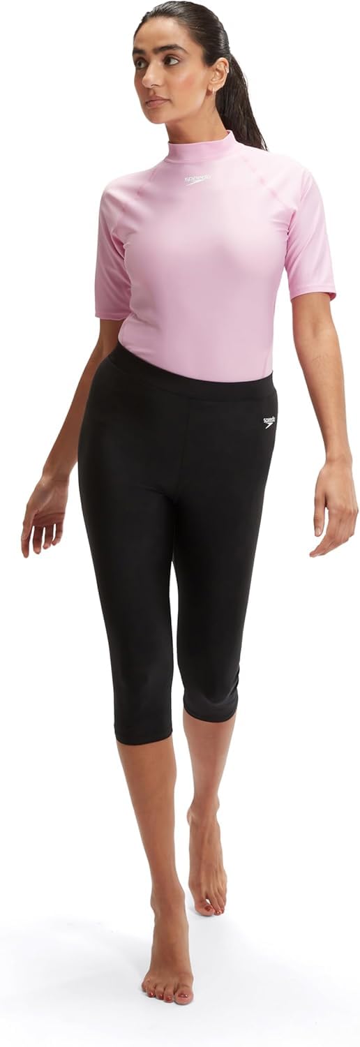 Speedo Damen 3/4 Badehose Badeleggings