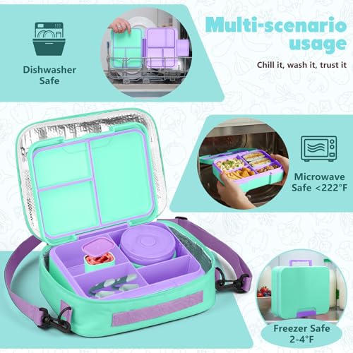 Image of WyfKyd Bento Lunch Box Set with Soup Thermo Food Container for Kids Adults