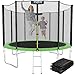 KINETIC SPORTS Trampolin Outdoor 'Salto Plus' Ø 244 cm – TÜV Rheinland geprüft, Komplett-Set für Kinder, USA Sprungtuch, Netz, Randpolster, Leiter – bis 120 kg, Grün Plus Outdoor günstig Kaufen-KINETIC SPORTS Trampolin Outdoor 'Salto Plus' Ø 244 cm – TÜV Rheinland geprüft, Komplett-Set für Kinder, USA Sprungtuch, Netz, Randpolster, Leiter – bis 120 kg, Grün