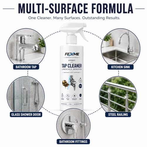 Image of Tap Cleaner & Limescale Remover | Cleans in 60 seconds 400ml