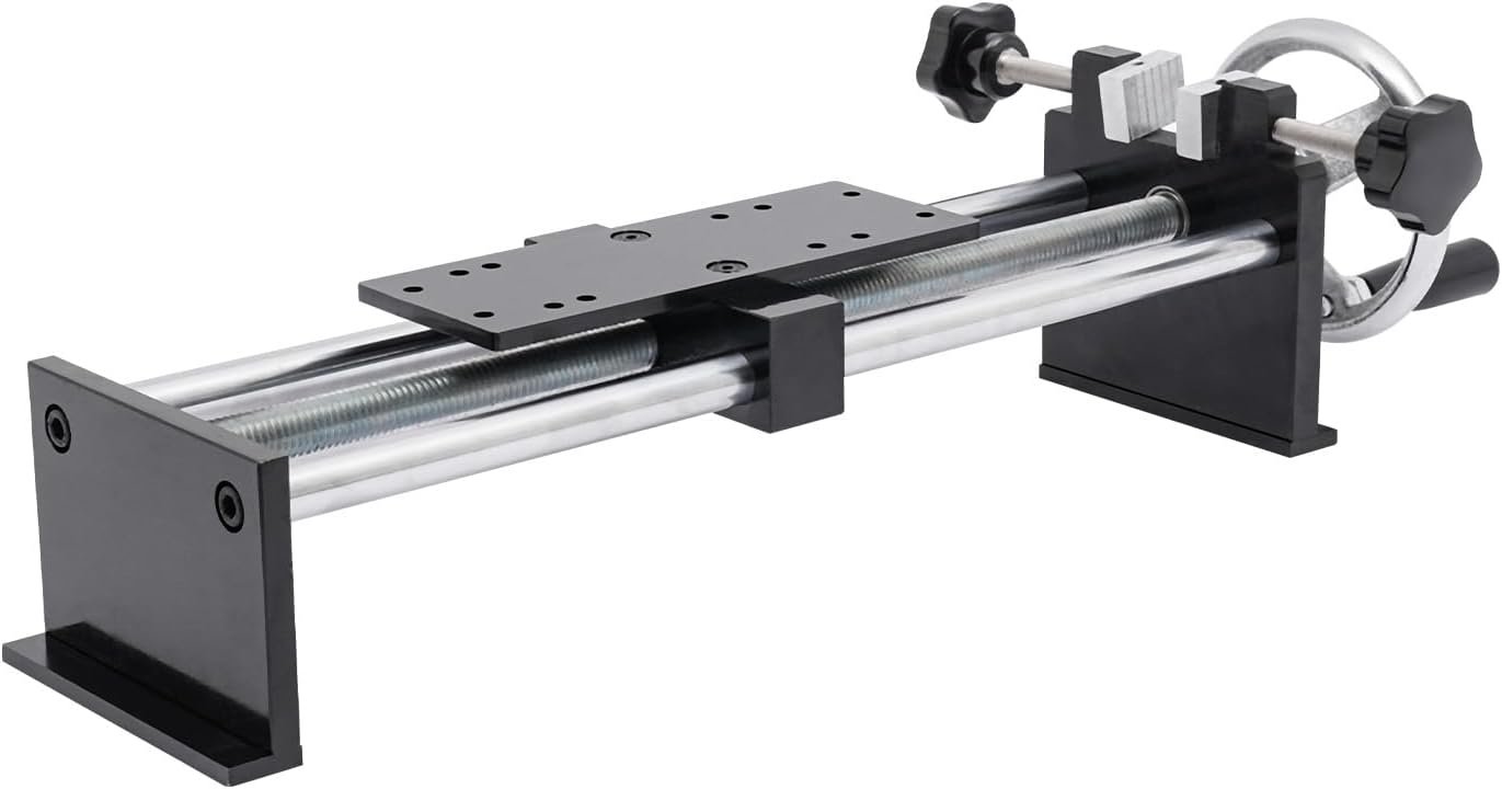Force Gauge Stand Manual Force Test Stand Push Pull Gauge, Hand Wheel Operated,500N/50kg Black Hand-Wheel Operated Force Gauge Stand Push Pull Force Test Stand