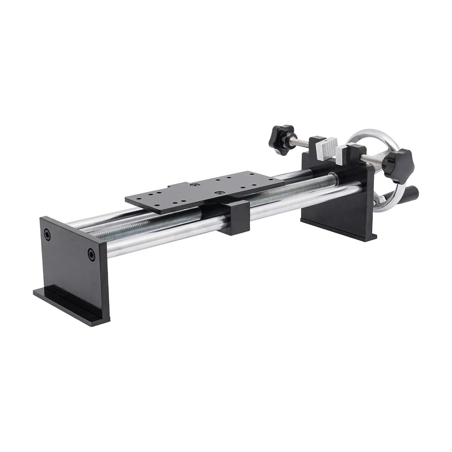 Force Gauge Stand Manual Force Test Stand Push Pull Gauge, Hand Wheel Operated,500N/50kg Black Hand-Wheel Operated Force Gauge Stand Push Pull Force Test Stand