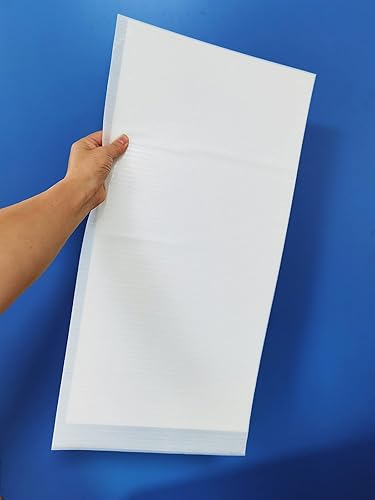 Miniatura 8 de BANLTRE Paquete plano de 12 x 24 pulgadas, 10 hojas de Mylar de 7.5 mil, hoja de PET translúcida lechosa en blanco para cortar, material de