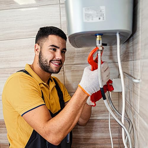 WJUAN Duschfilter, Bodenablauffilter Edelstahl-Filterelement Muss Nicht Ausgetauscht Werden, Messing-Kalkfilter Widersteht Oxidation, Filtert Rost und Feinstaub