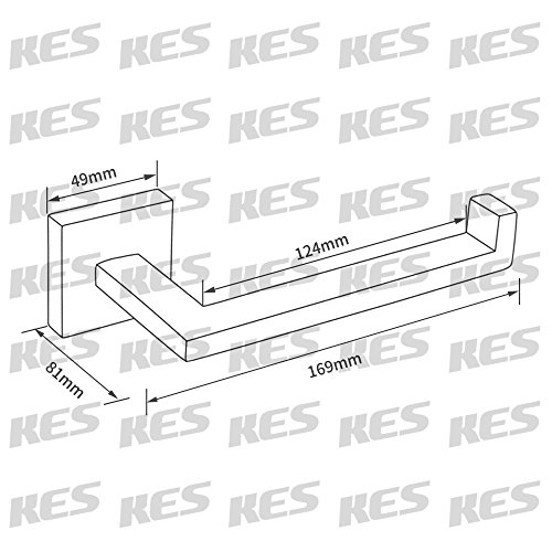 Kes Toilet Paper Holder Bathroom Square Tissue Holder Paper Roll Dispenser Sus 304 Stainless Steel Rustproof Toilet Roll Holder Wall Mount Modern Polished Steel, A22570 #TOP2