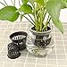 Produktbild Duokon 10 stücke Schwere Mesh Topf Net Cup Heavy Duty Hydroponischen Pflanzen Mesh Pot Kunststoffkorb Gartenpflanze Wachsen Tasse Klon (schwarz)