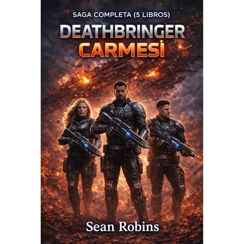 SAGA COMPLETA (5 LIBROS) DEATHBRINGER CARMES&Iacute; Audiobook By Sean Robins cover art