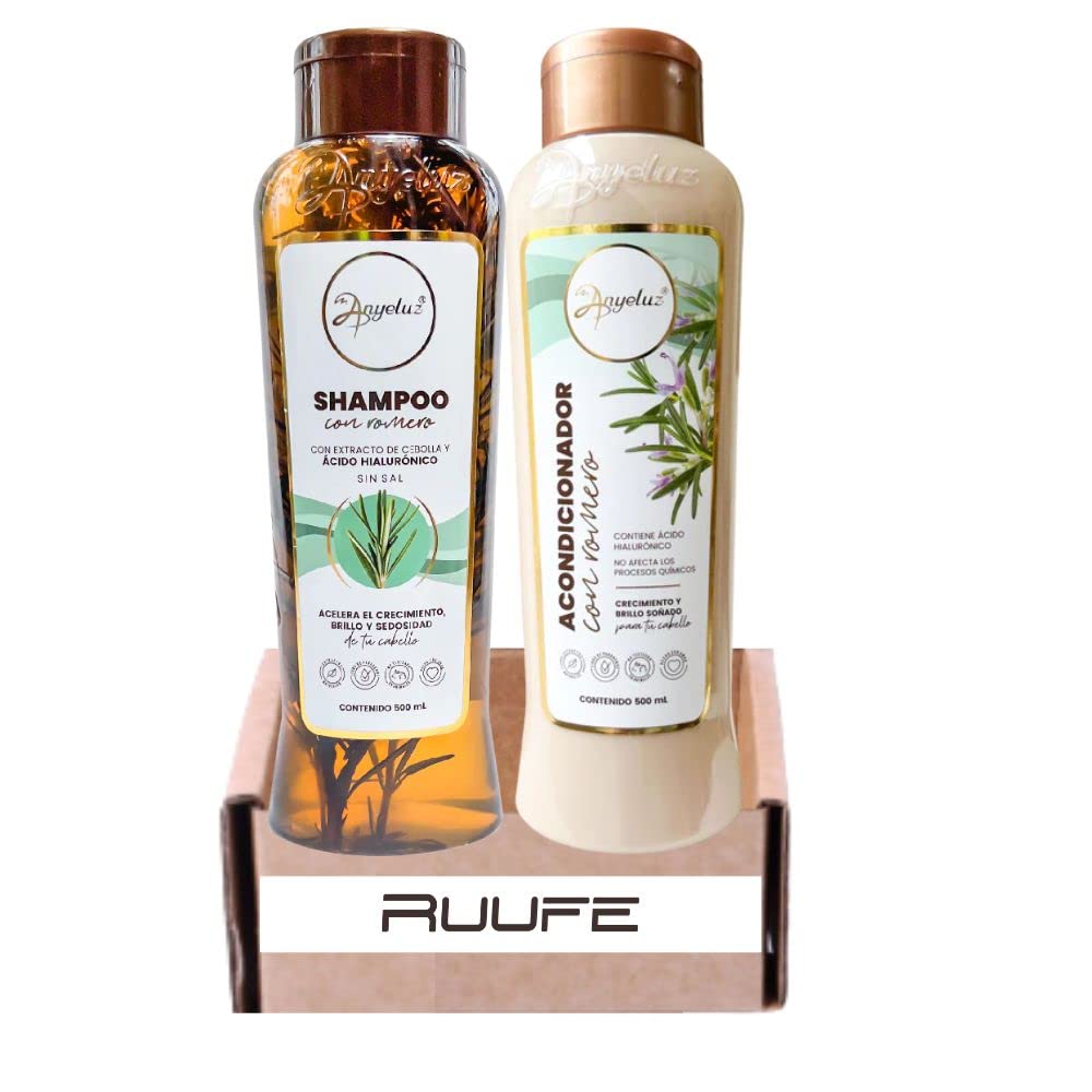 Champú de romero y acondicionador de romero (2 unidades