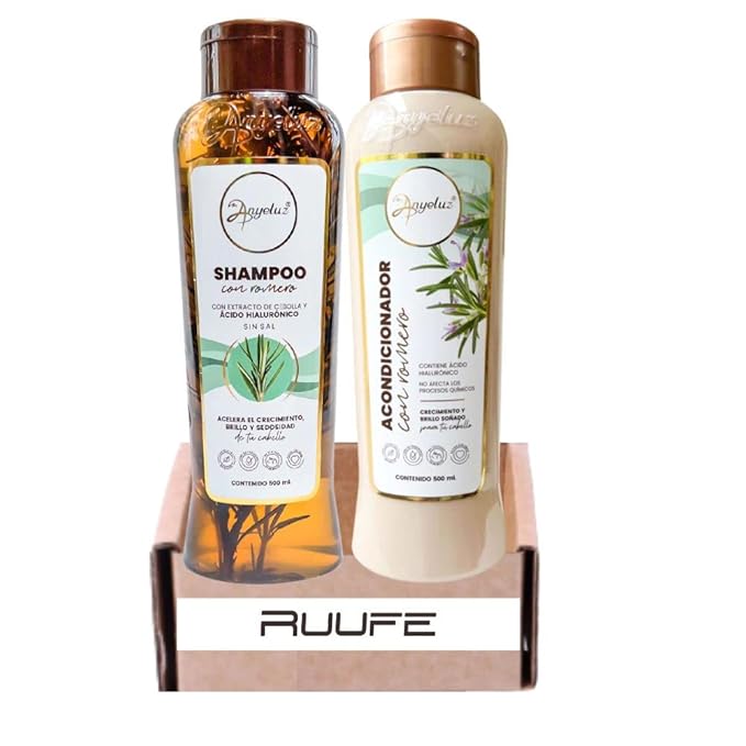 RUUFE Rosemary shampoo and conditioner (2 pack) shampoo de