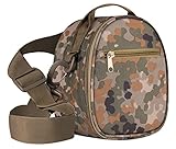 ACE Tasche für Gehörschützer Gepolstert - Kopfhörer Etui passend für MSA Sordin Supreme, Impact Sport, Impact PRO, Sportac, Howard Leight Sync UVM. (German Camo)