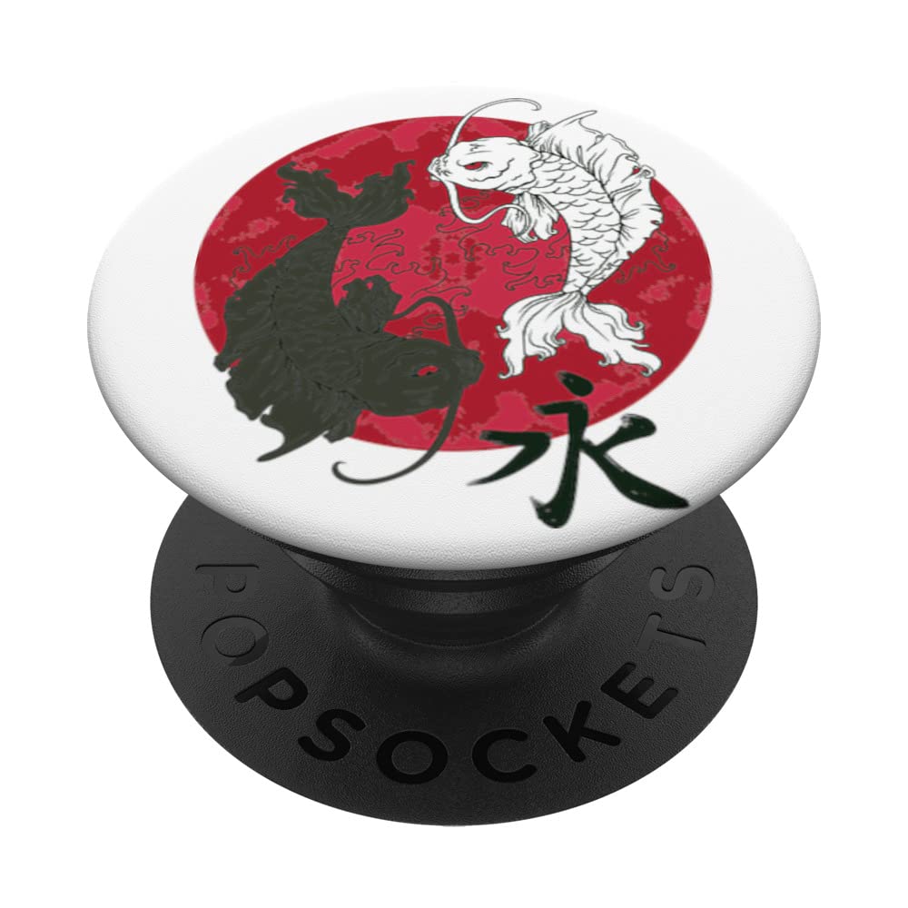 Japanese Koi Fish Samurai Mobile Phone Accessories Pop Grip. PopSockets Swappable PopGrip