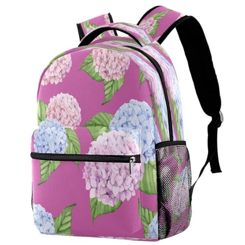 Sac à dos confortable contre le mal de dos | Cartable violet rose 29.4x20x40cm