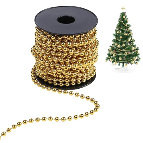 Perlenkette Weihnachtsbaum Kette 5m Weihnachtsschmuck Kugelkette...