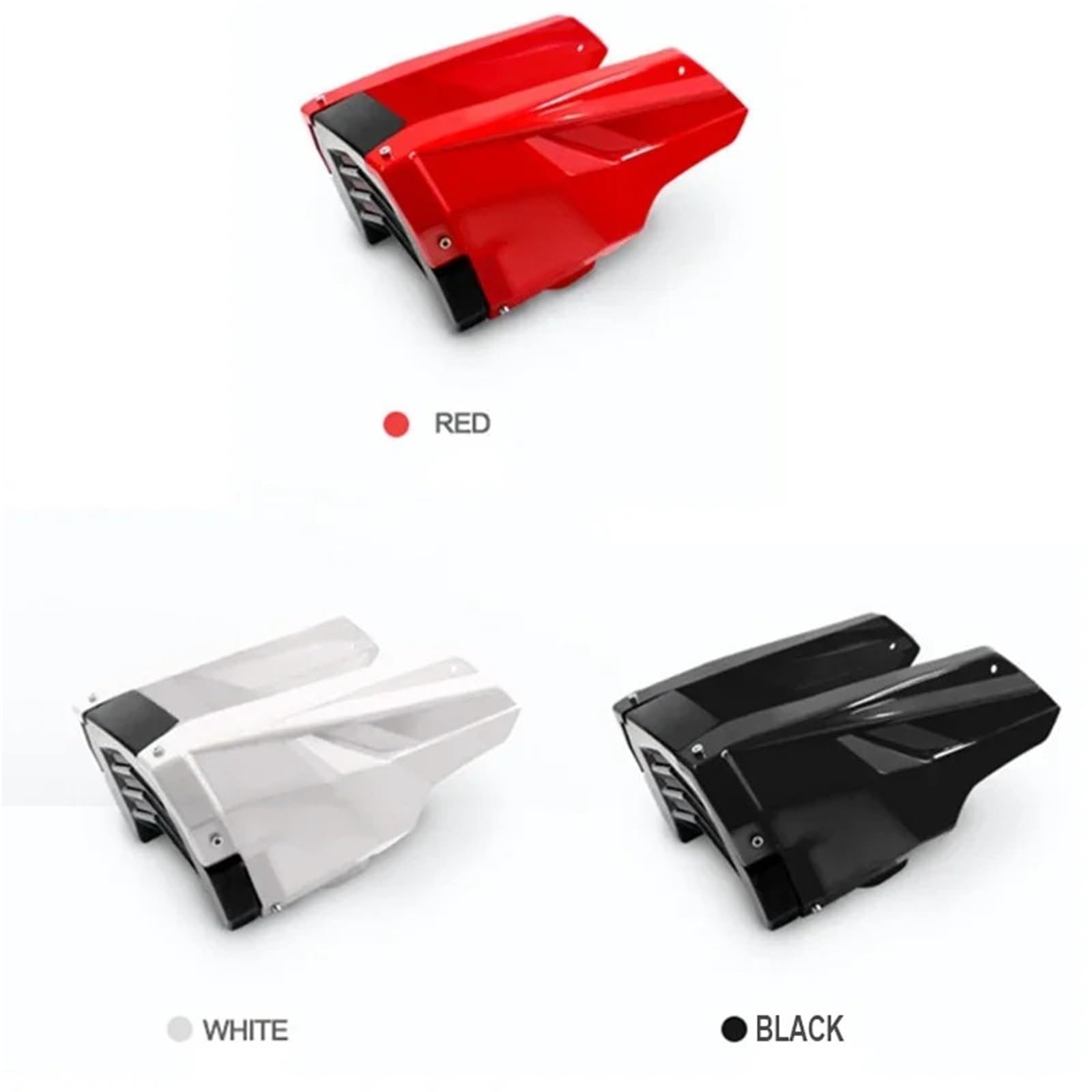Alas para Moto Protector de Motor de Motocicleta, Cubierta Protectora bajo carenado, Compatible con Honda MSX125 Deflector Aire(Black)