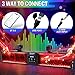 Afurkuot UTV Sound Bar Waterproof Bluetooth Music Sync Multicolor, 26-Inch Golf Car Sound Bar with 6-Speaker Back Light Strip, ATV Soundbar for UTV ATV Golf Cart w/1.75”-2.25” Roll Bar