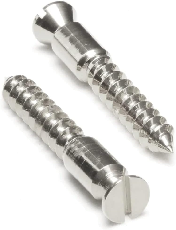 FLOYD ROSE BRIDGE WOOD SCREW STUD - CHROME (PKG)
