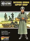warlord games cruel seas Bolt Action 2 Blitzkrieg German Support Group (HQ, Mortar & MMG) - EN