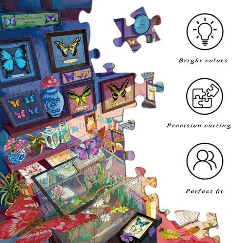 Puzzle Jigsaw Butterfly Institute 14+ años miniatura 5