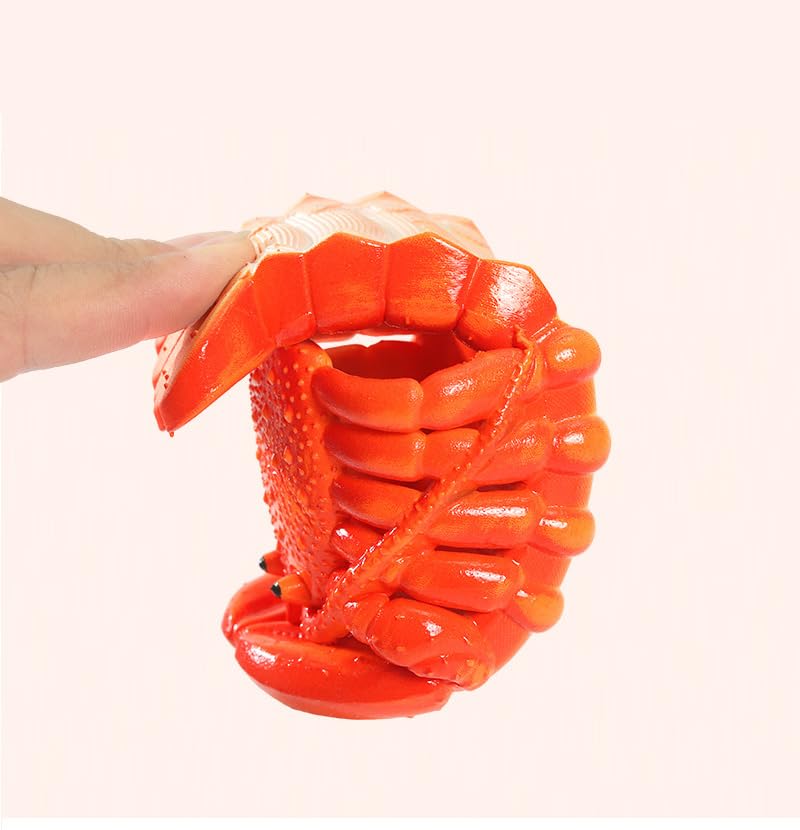 Fashion creative cartoon shoes,Funny Lobster Slides Sandals, Unisex,Casual Non Slip Shoes, Open Toe Shoes For Outdoor Beach, Spring And Summer2