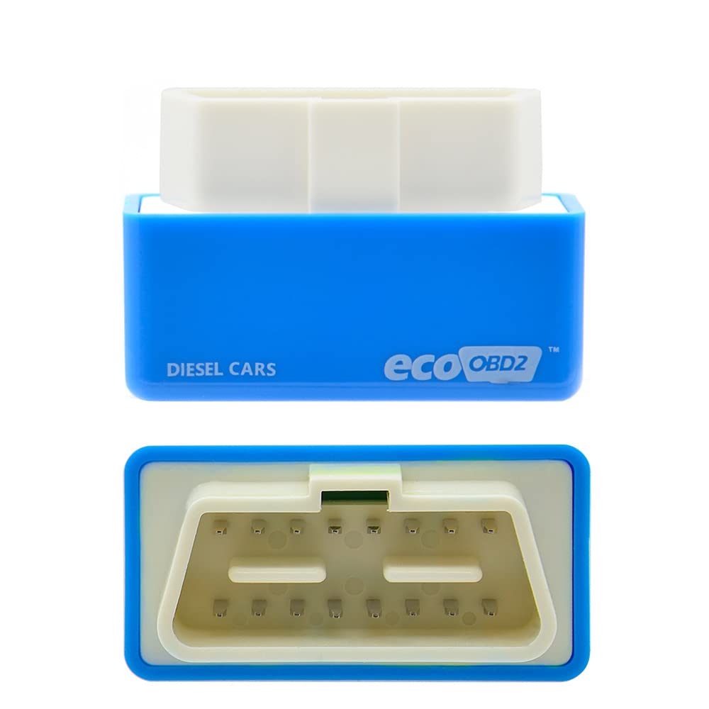 EcoOBD2 Chip Tuning Box Diesel Ahorro de Combustible Plug and Drive Economy Chip Tuning Box para coches diésel, 15% de ahorro de combustible, reasignación de ECU, fácil de usar, alta