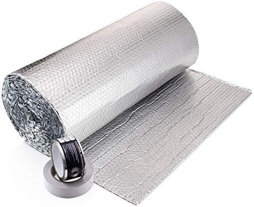 SuperFOIL Garage Door Insulation Kit 6sqm - Lightweight Heat Rentention, Radiant Barrier, Heat Reflecting Bubble Foil