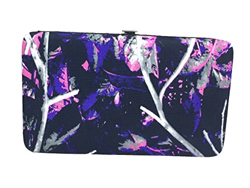 Rhinestone Studded Wallet Branches & leaves Wallet (pink)4