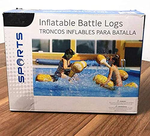 Livekiy 4 Pcs Set Inflatable Floating Row Toys, 2 Person River Floats Aqua Battle Logs,Adult Children Pool Party Water Sports Games Log Rafts To Float Toys, Swimming Pool Floating Toys Orange--4Pcs #TOP6