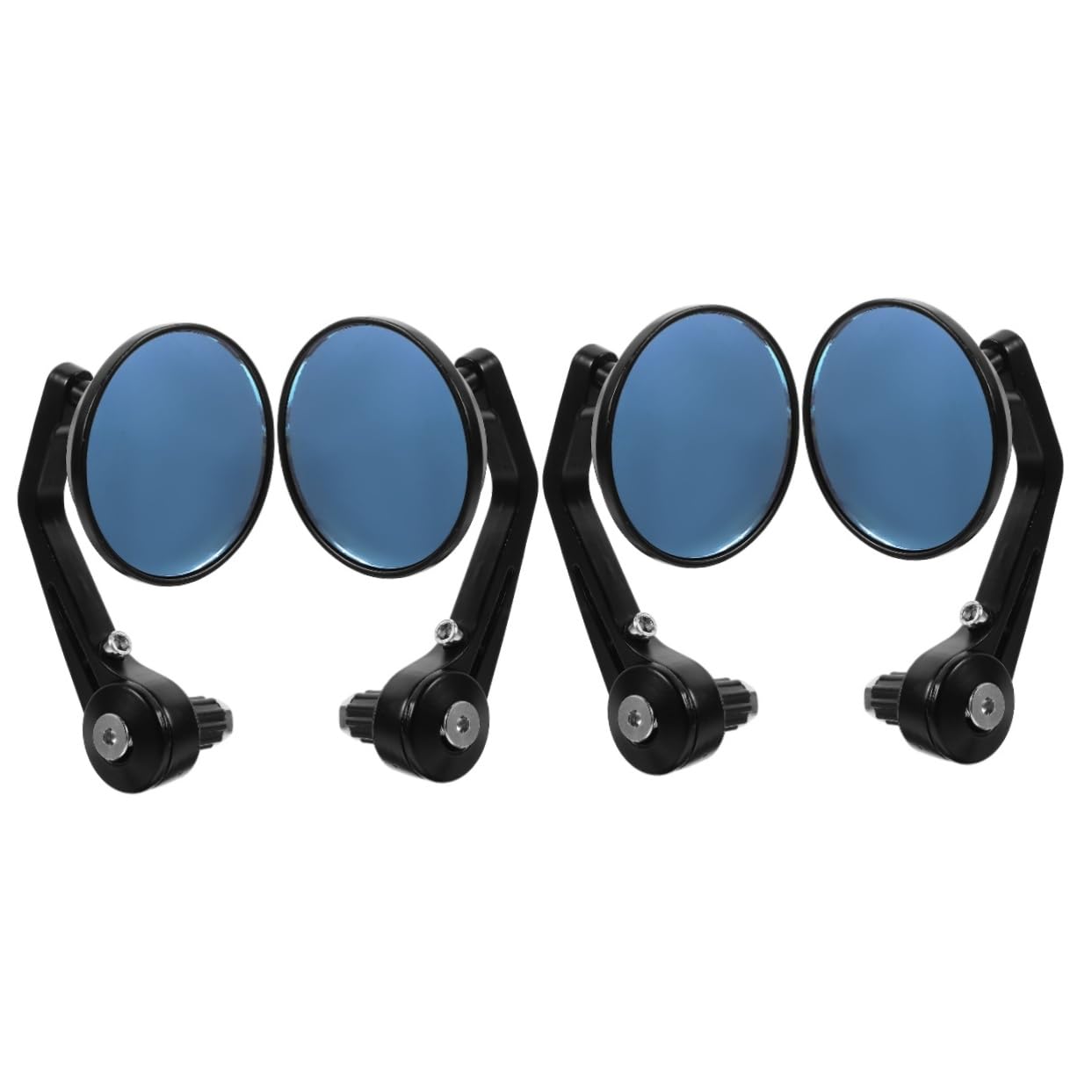 2 Paires Miroir Modifié Rétroviseurs Guidon Miroir Modifié Miroirs Rétroviseurs Rétroviseur Bar End Miroirs