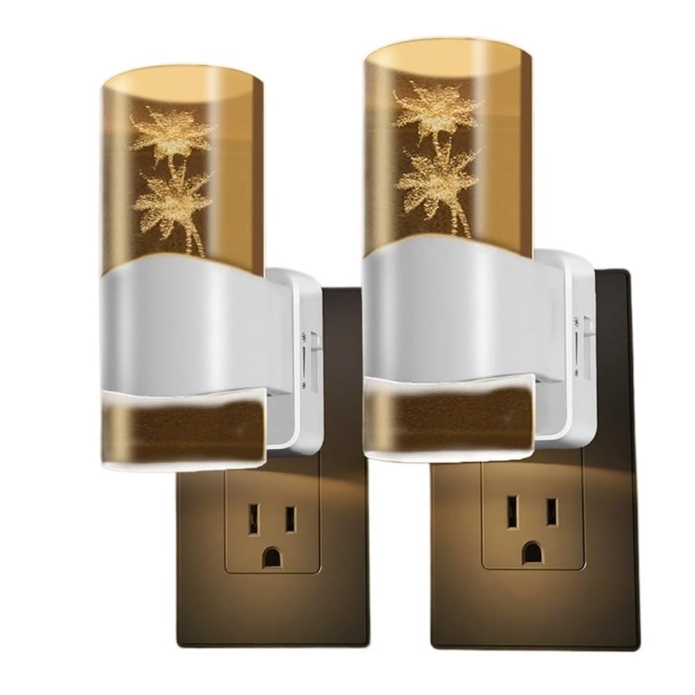 Entrance nowa lampka nocna LED z rzeźbieniem 3D – lampa ścienna z czujnikiem ruchu do korytarza, sypialni, na schody (styl 1,2 szt.)