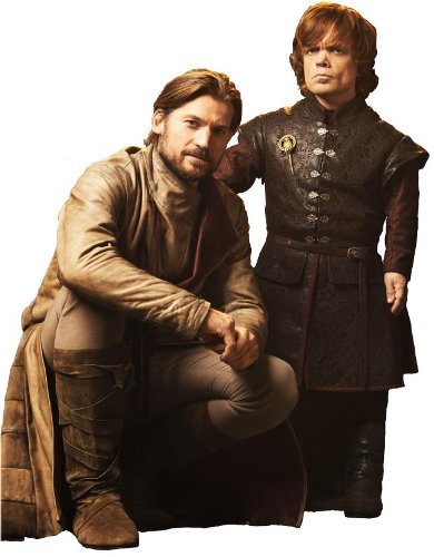 Hollywoodprop A Game of Thrones Jaime Tyrion Lannister Peter Dinklage Nikolaj Coster-Waldau LIFESIZE - //coolthings.us