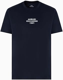 Armani Exchange Mens Bold 1991 Logo Tee