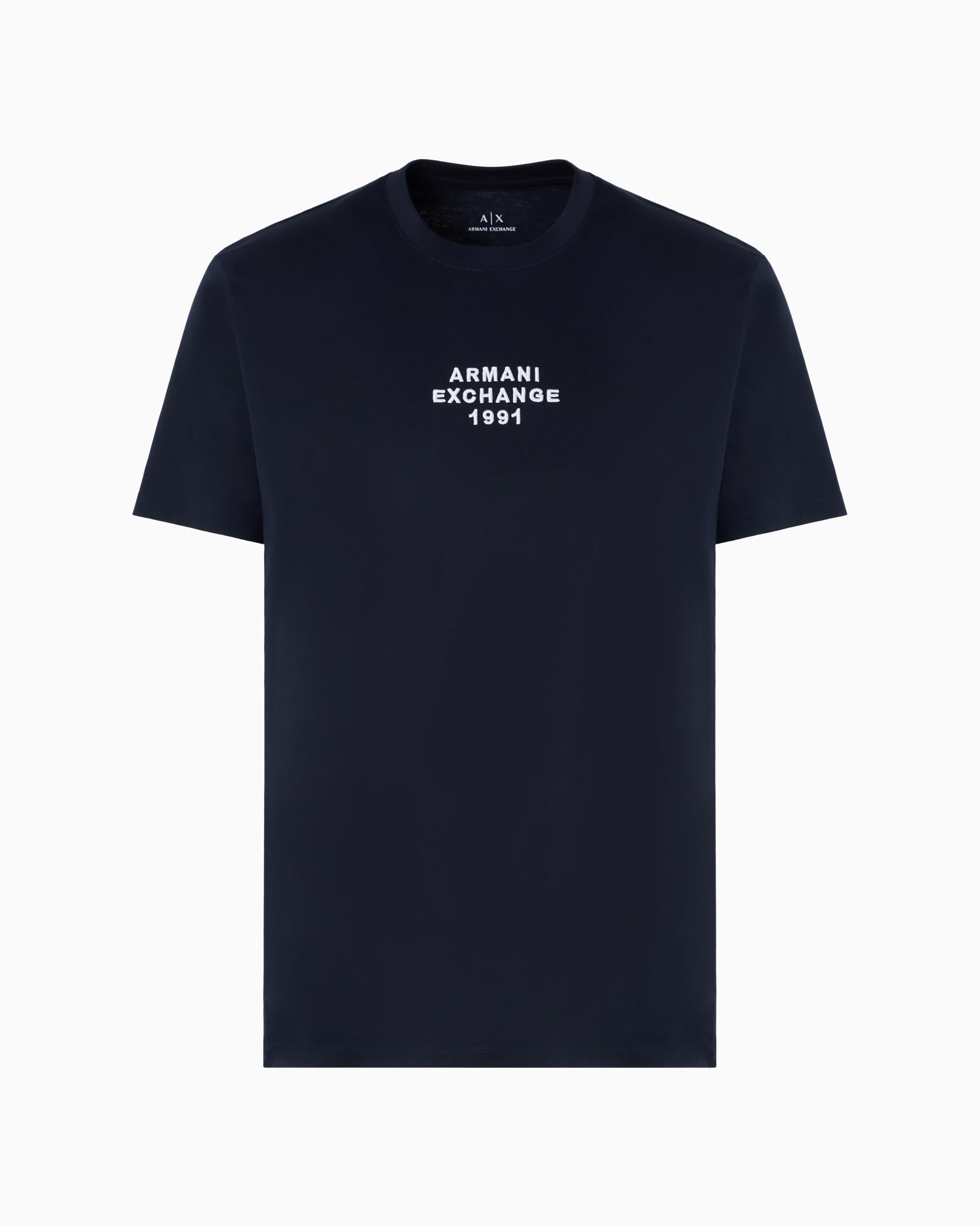 Armani Exchange Camiseta para Hombre, Azul Oscuro, XL