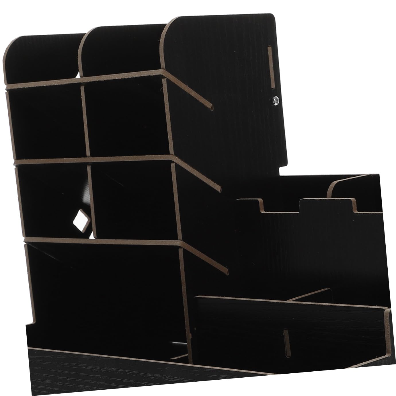 TEHAUX Organizer Per Scrivania in Legno Naturale Porta Penne Da Scrivania Cassetto Organizzatore Per Cancelleria Scomparti Contenitore Portaoggetti Compatto e Leggero Per Ufficio e Studio