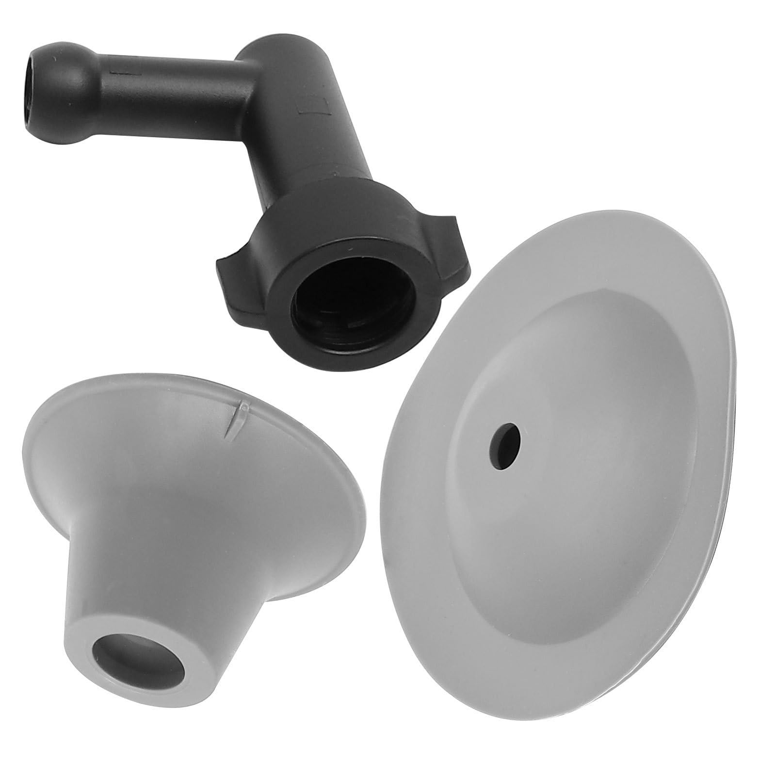 Desatascador Mango Ergonómico Cabeza Giratoria y Flexible de Inodoro