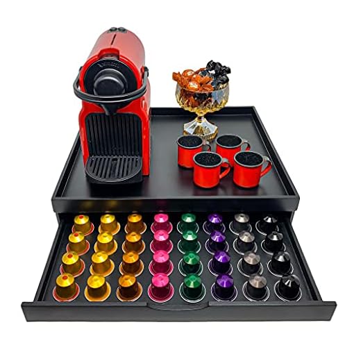 Bandeja Porta Cápsula Nespresso 56 Cápsulas Preta Cor:Preto