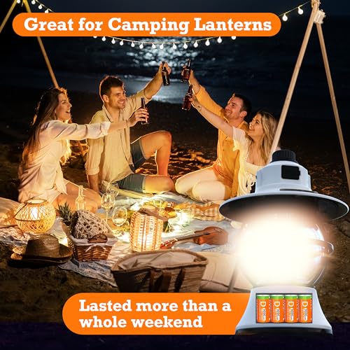 image for CARDIENS 9000mWh Rechargeable D Batteries 1.5v Lithium D Battery Size 