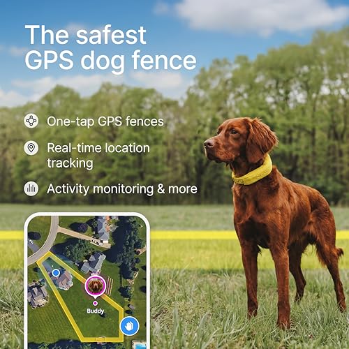 Halo Collar 5 Wireless Dog Fence & GPS Dog Collar, Keep Your Dog Safely Contained Outdoors with App-Controlled Boundaries and Real-Time Tracking, One Size, Blaze - Image 2