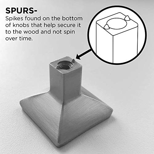 Hickory Hardware P3015-Sn Studio Collection Pull, 1-1/4 In (Diameter), Satin Nickel #TOP7