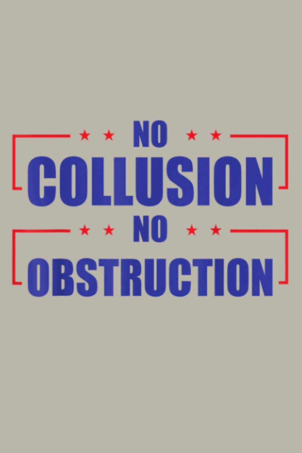 No Collusion No Obstruction Trump 2020: Notebook Planner - 6x9 inch Daily Planner Journal, To Do List Notebook, Daily Organizer, 114 Pages